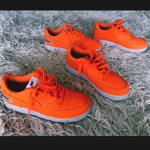 Orange Airforce Ones